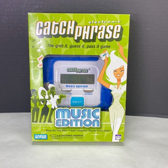 Catch Phrase Electronic Game Music Edition By Parker Brothers - Picture 1 of 9